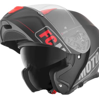 FCMOTO NOVO RED FLIPUP HELMET thumbnail 0