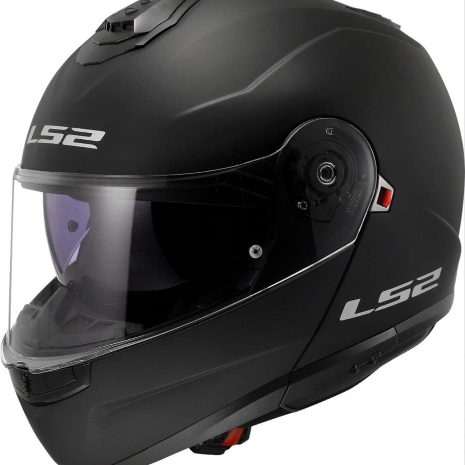 LS2 STROB 2 MATT BLACK HELMET