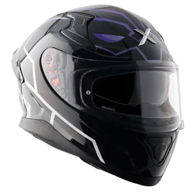 AXOR APEX BLACKPANTHER PURPLE MARVEL HELMET thumbnail 0