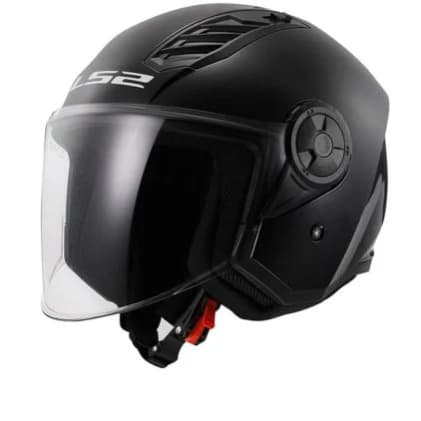 LS2 AIRFLOW BLACK HELMET