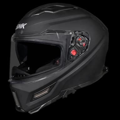 SMK AGNAR MATT BLACK HELMET thumbnail 0