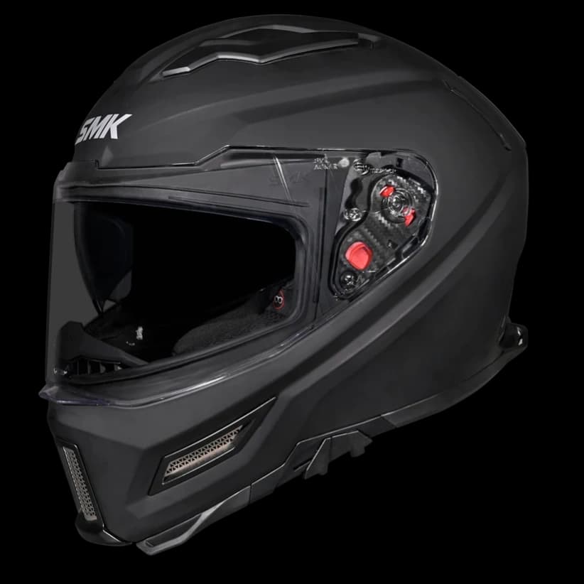 SMK AGNAR MATT BLACK HELMET