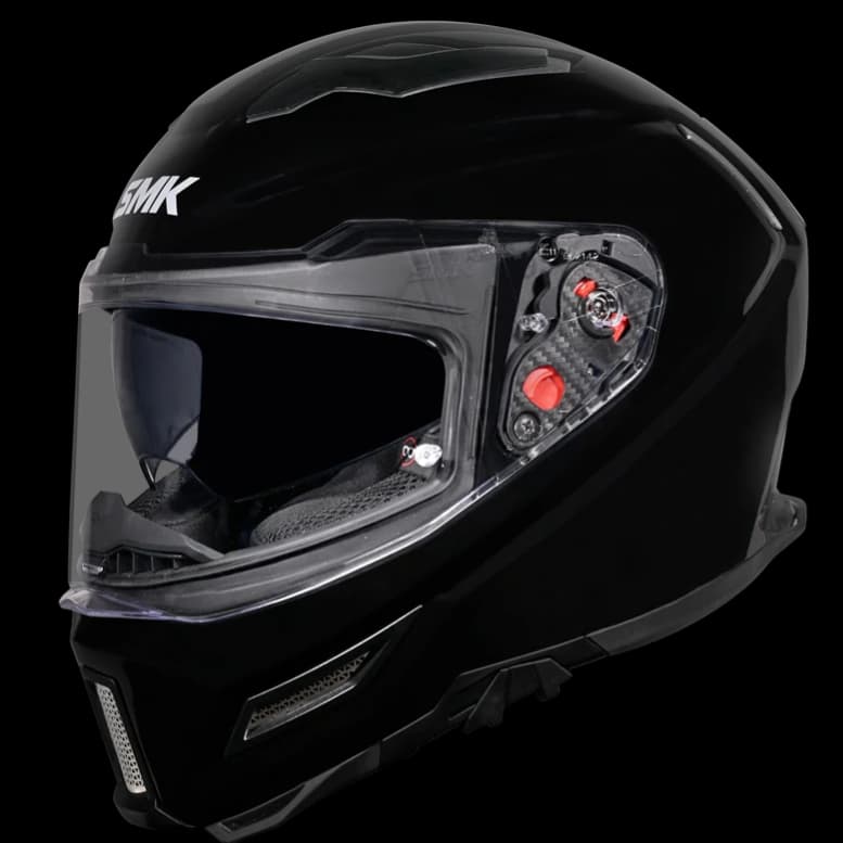 SMK AGNAR BLACK HELMET