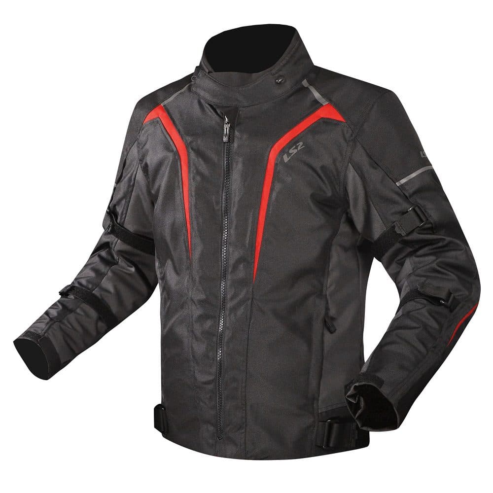 LS2 SEPANG MOTORCYCLE JACKET RED BLACK