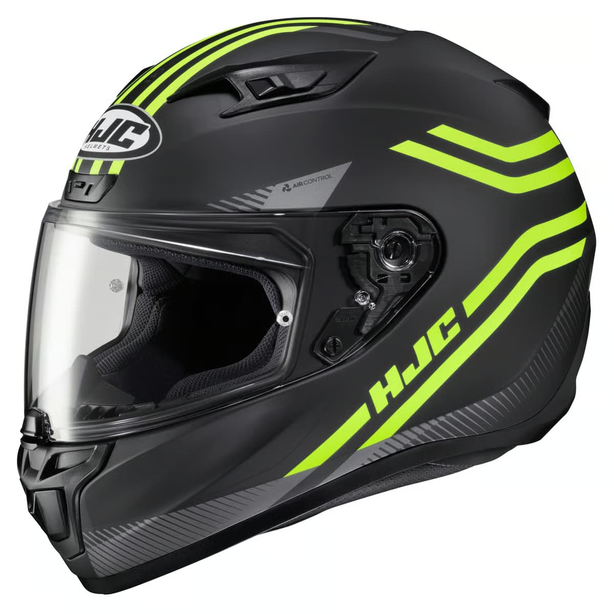HJC I10 STIX BLACK NEON HELMET